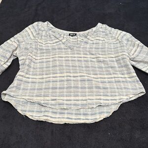 Blue B Woven Blue Stripe Shirt